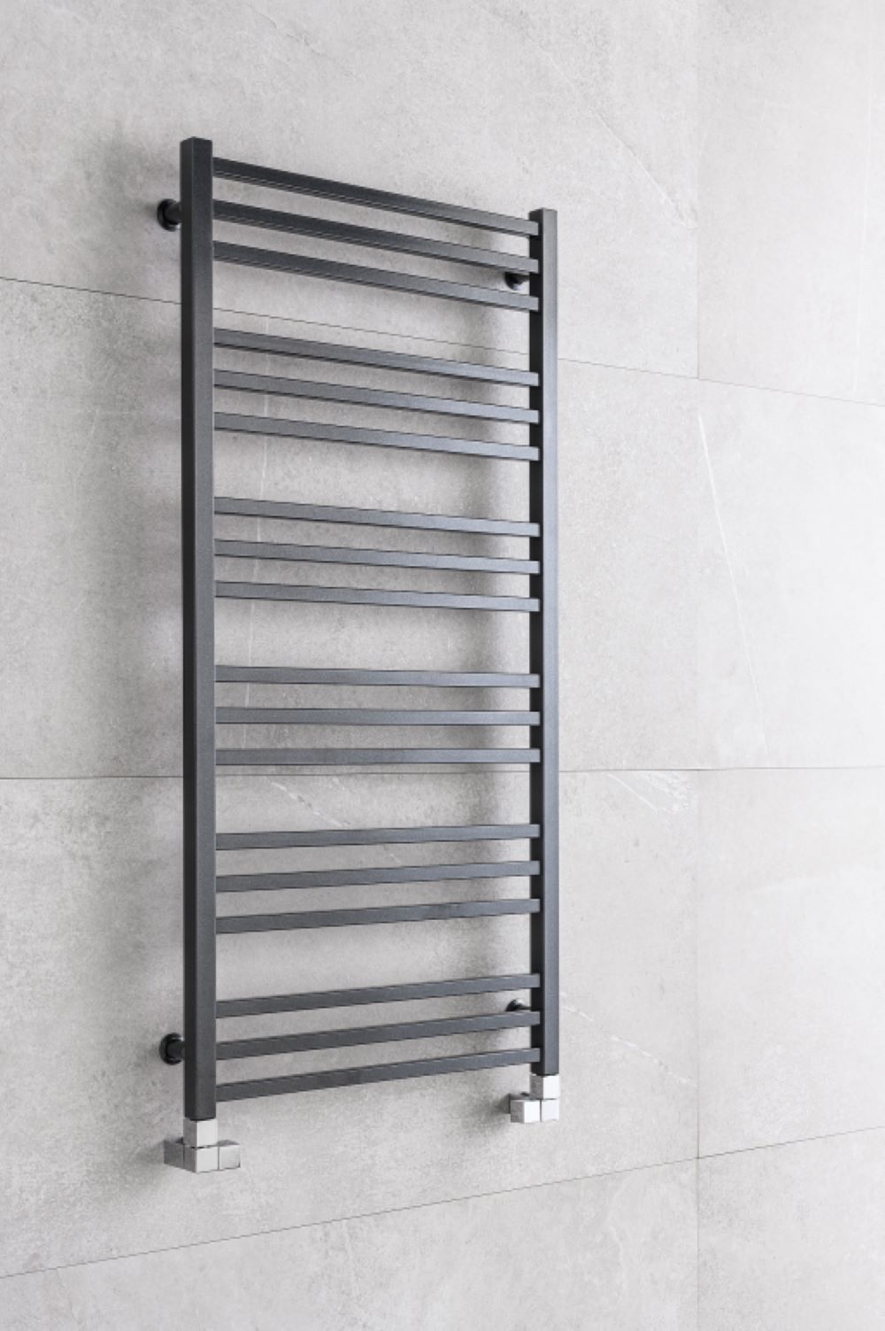 P.M.H. Avento radiatore da bagno decorativo 79x60 cm nero AV2B