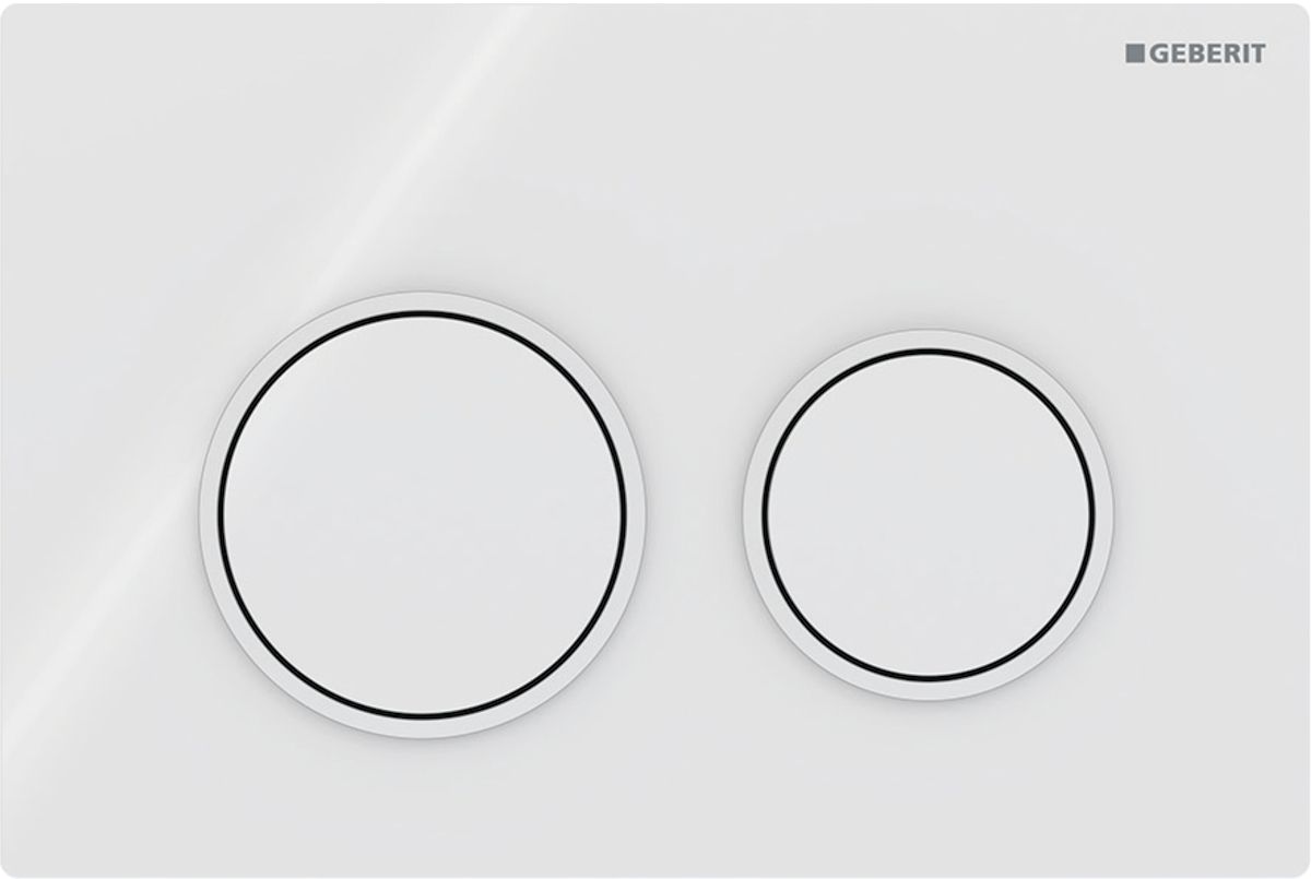 Geberit Omega20 placca di comando per WC bianco 115.085.11.1