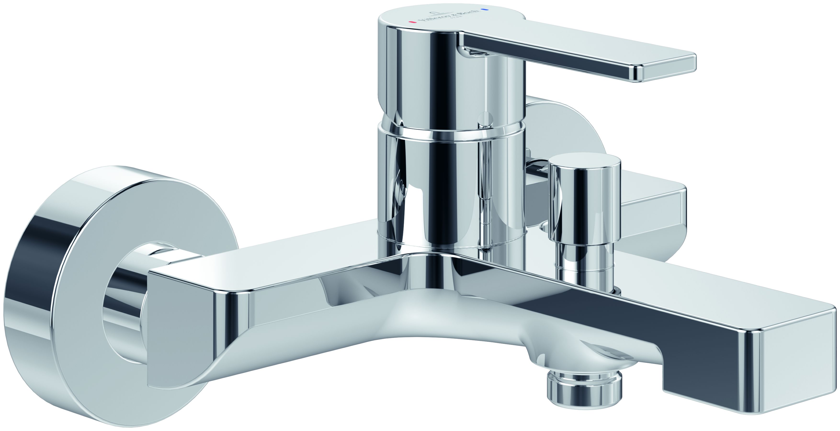 Villeroy & Boch Architectura rubinetto per vasca e doccia a parete cromo TVT10300200061