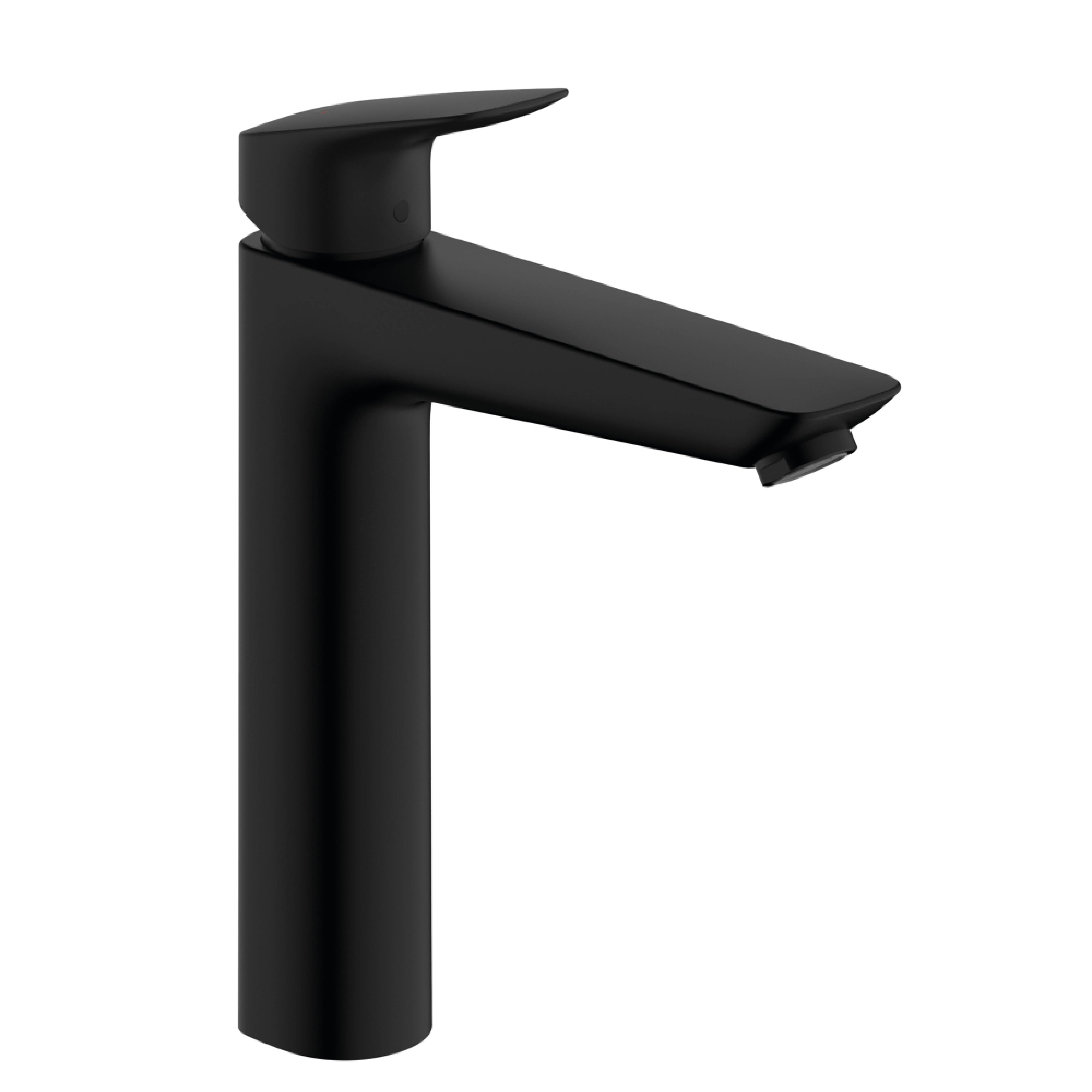 Hansgrohe Logis rubinetto per lavabo verticale nero 71091670