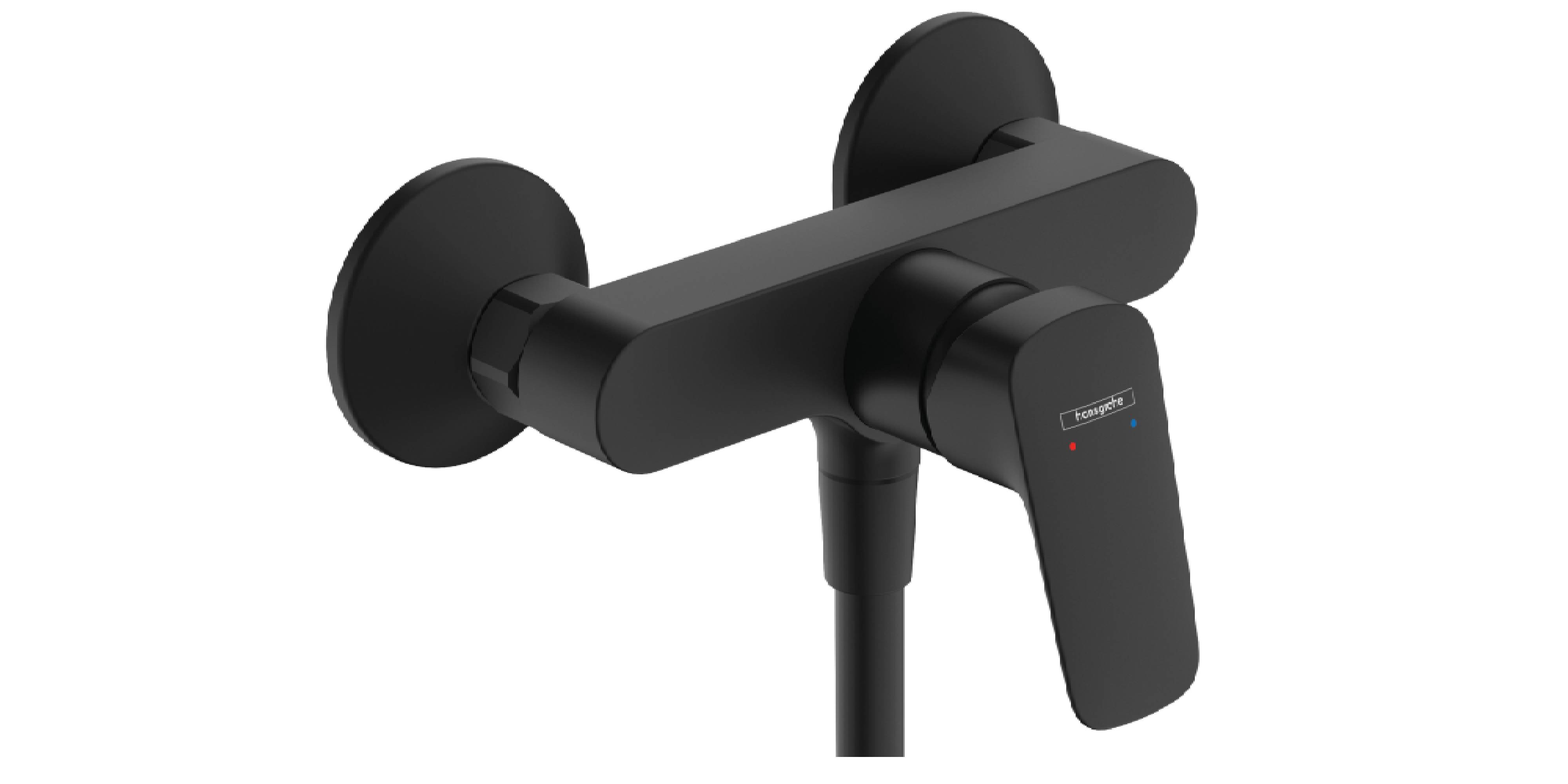 Hansgrohe Logis rubinetto per doccia a parete nero 71601670