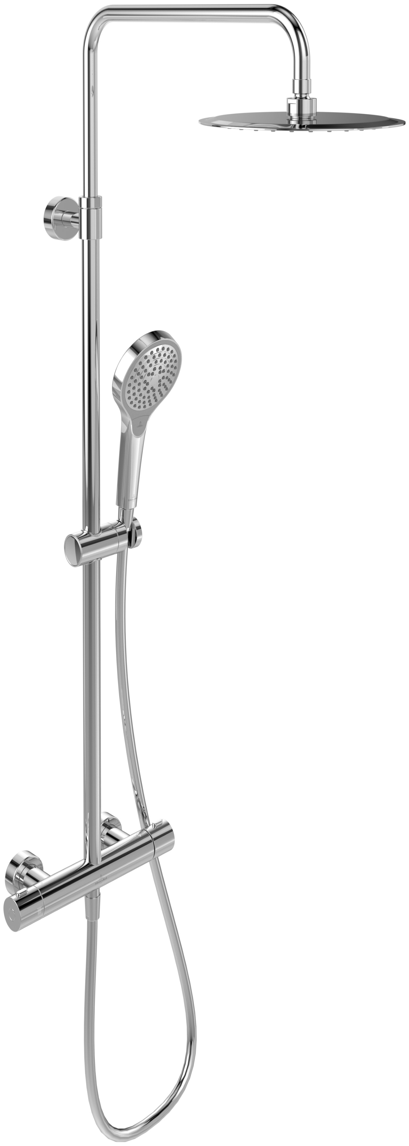 Villeroy & Boch Verve Showers set doccia a parete con termostato con soffione cromo TVS10900500061