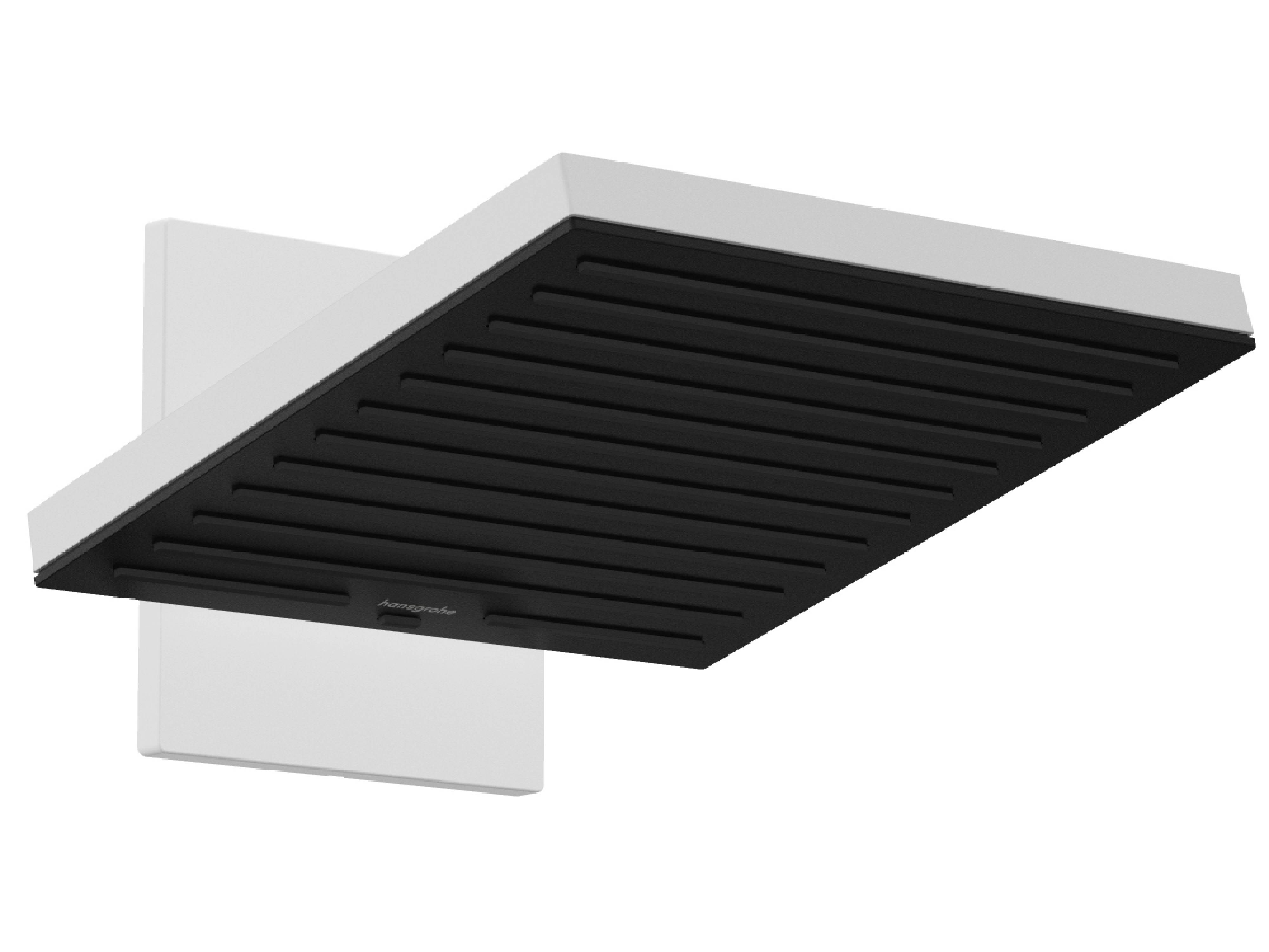 Hansgrohe Pulsify E soffione doccia con braccio 26x26 cm quadrata bianco 24351700