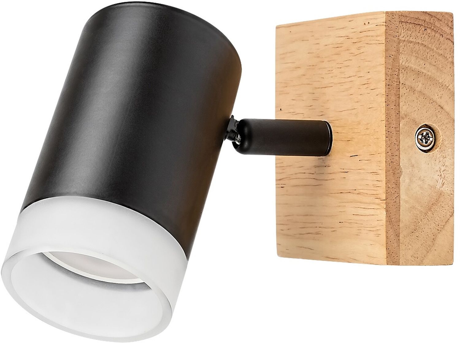 Rabalux Toras lampada da parete 1x5 W nero-legno 73121