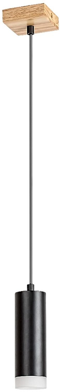 Rabalux Toras lampada sospesa 1x5 W nero-legno 72121