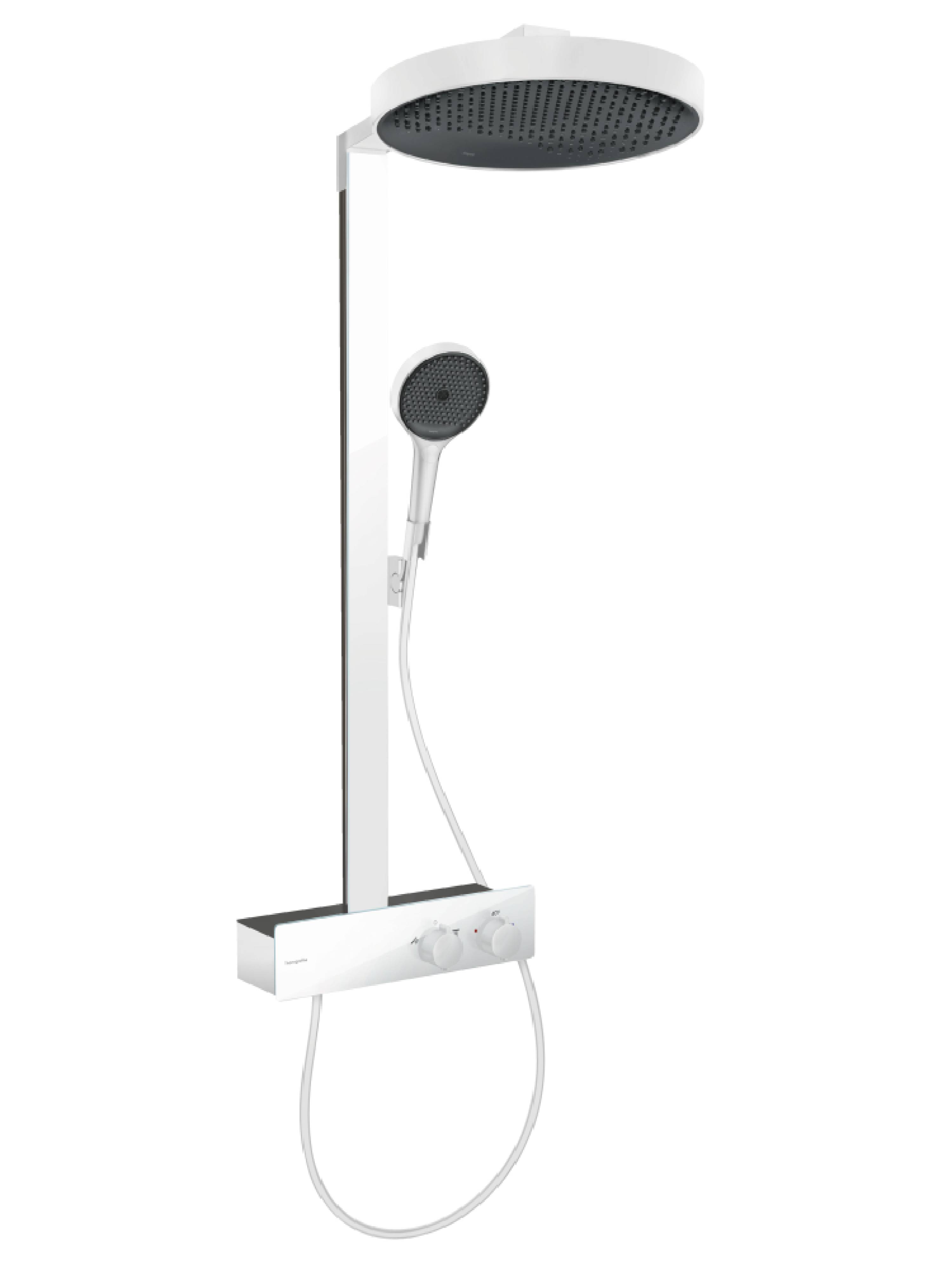 Hansgrohe Rainfinity set doccia a parete con termostato con soffione bianco 26853700