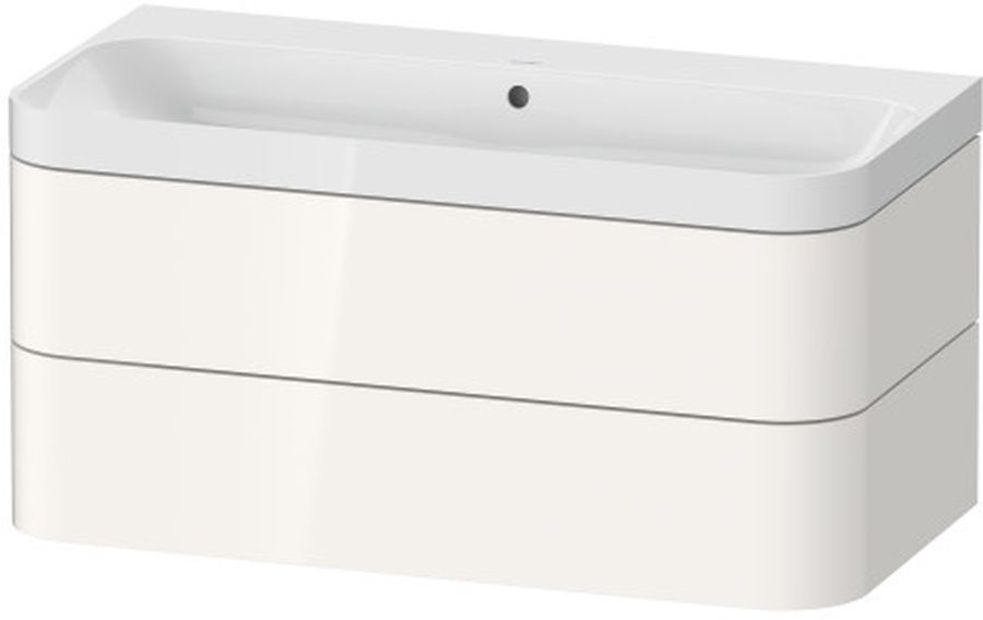 Duravit Happy D.2 lavabo con armadietto 97.5 cm bianco HP4348N2222