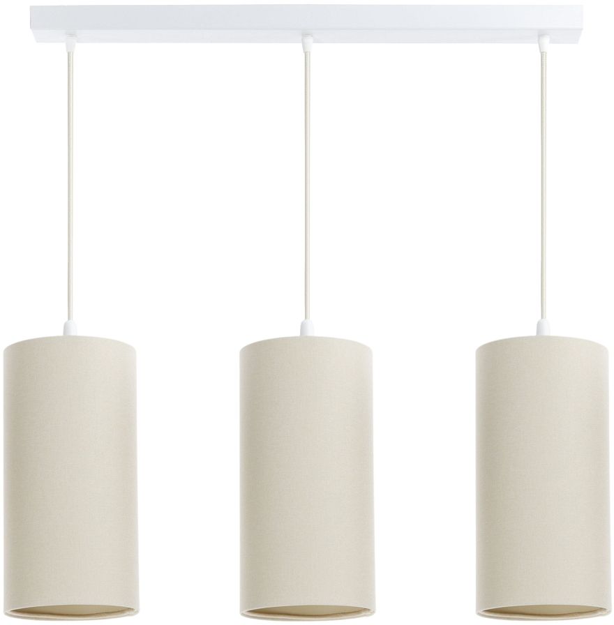 BPS Koncept Boho Ellegant Slim lampada sospesa 3x60 W crema 0T0-L3-001