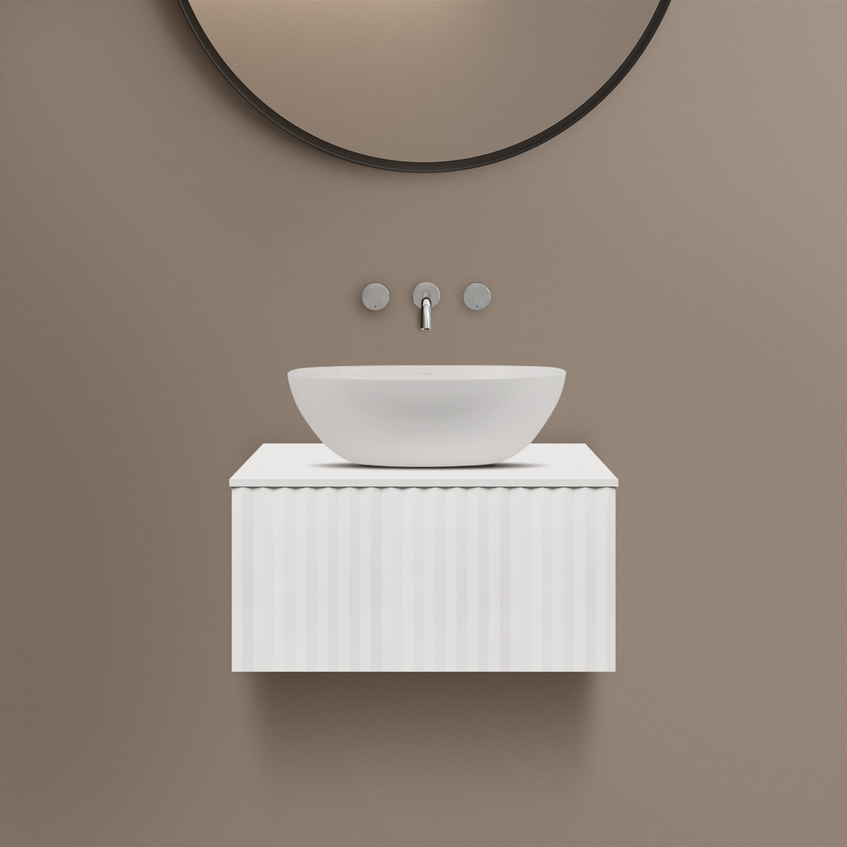 Ksuro 02 armadietto 60x46.6x30 cm sottolavabo sospeso bianco 50002000