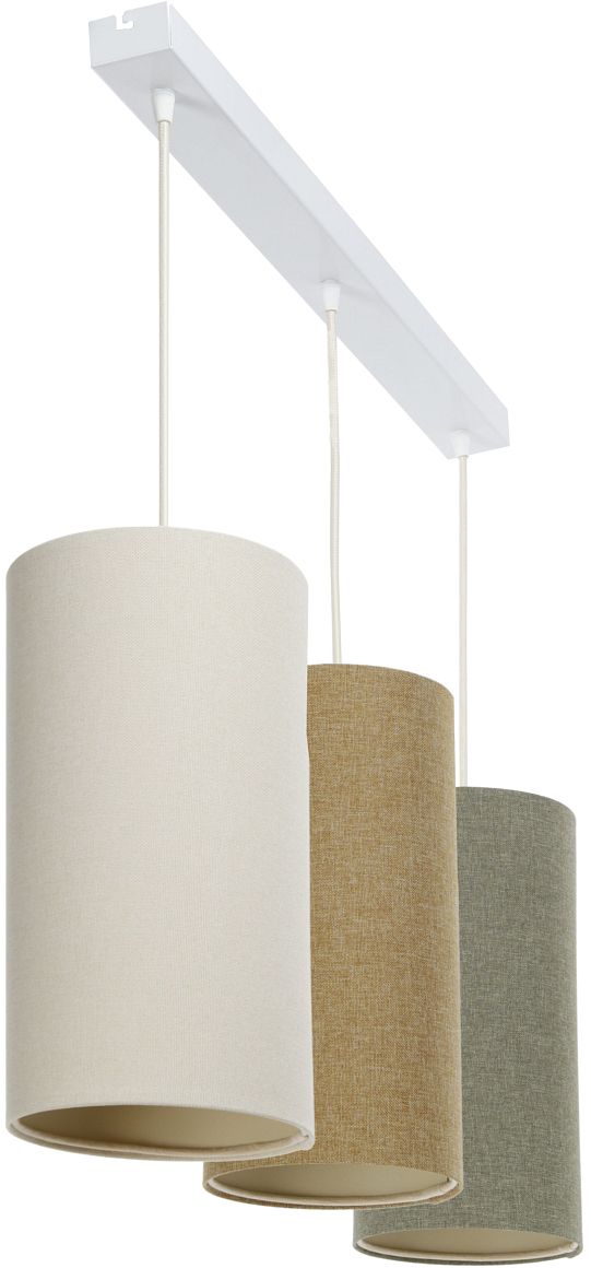 BPS Koncept Boho Ellegant Slim lampada sospesa 3x60 W marrone-crema-beige 0T0-L3-010