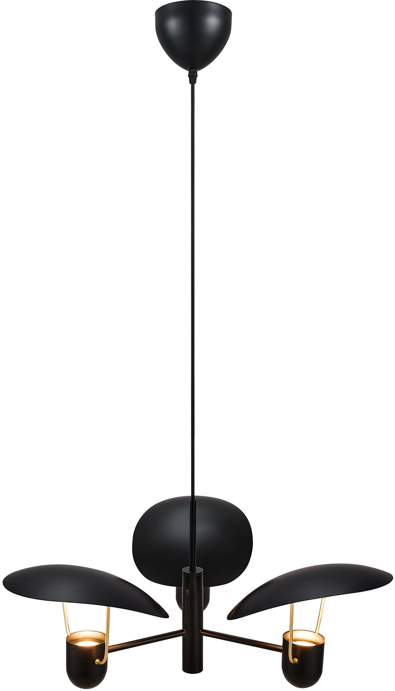 Nordlux Fabiola lampada sospesa 3x40 W nero 2220223003