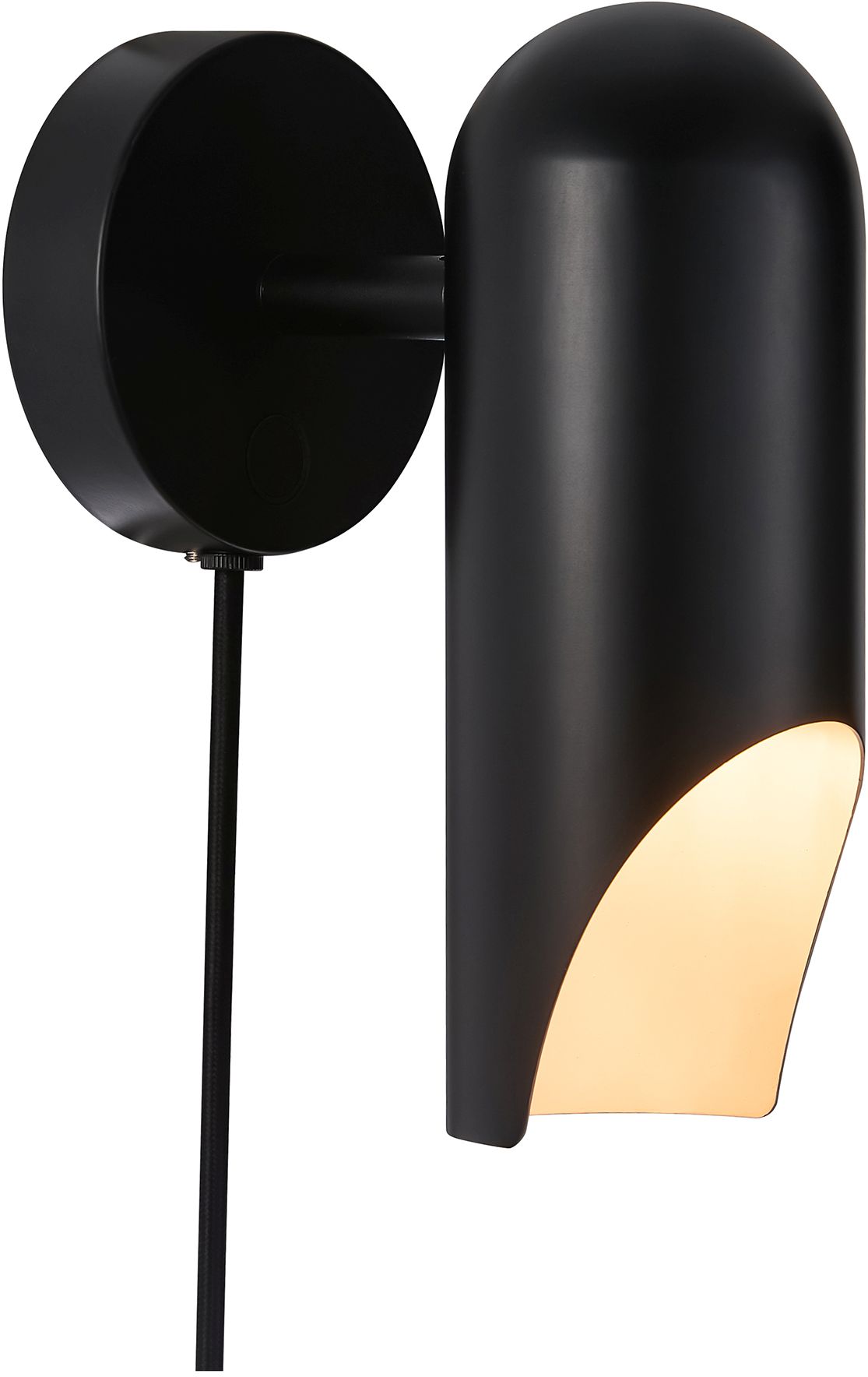 Nordlux Rochelle lampada da parete 1x8 W nero 2320301003