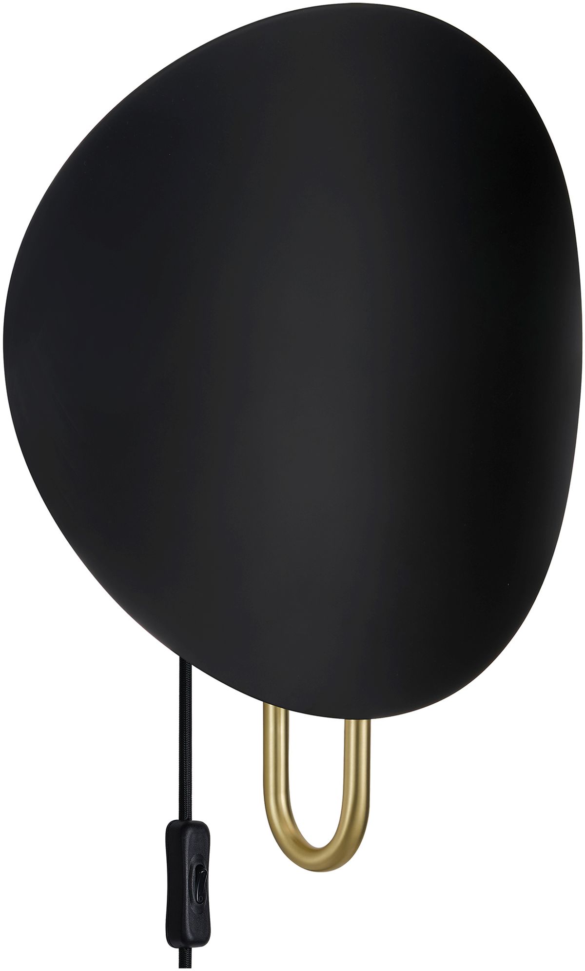 Nordlux Spargo lampada da parete 1x25 W nero-ottone 2320361003