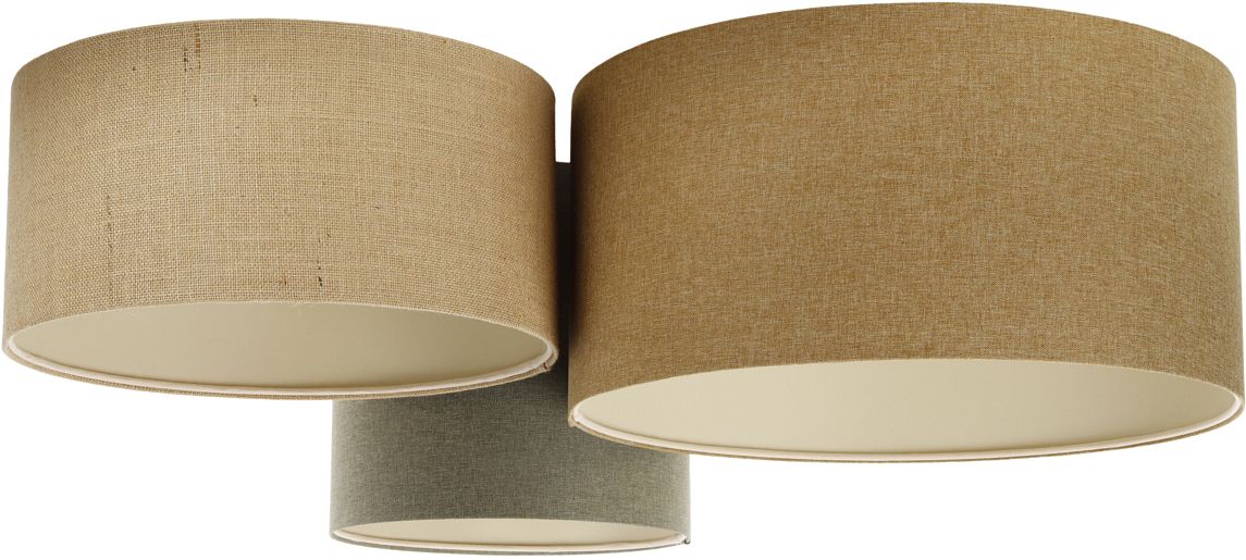 BPS Koncept Boho Ellegant lampada da soffitto 3x60 W verde-marrone 080-075