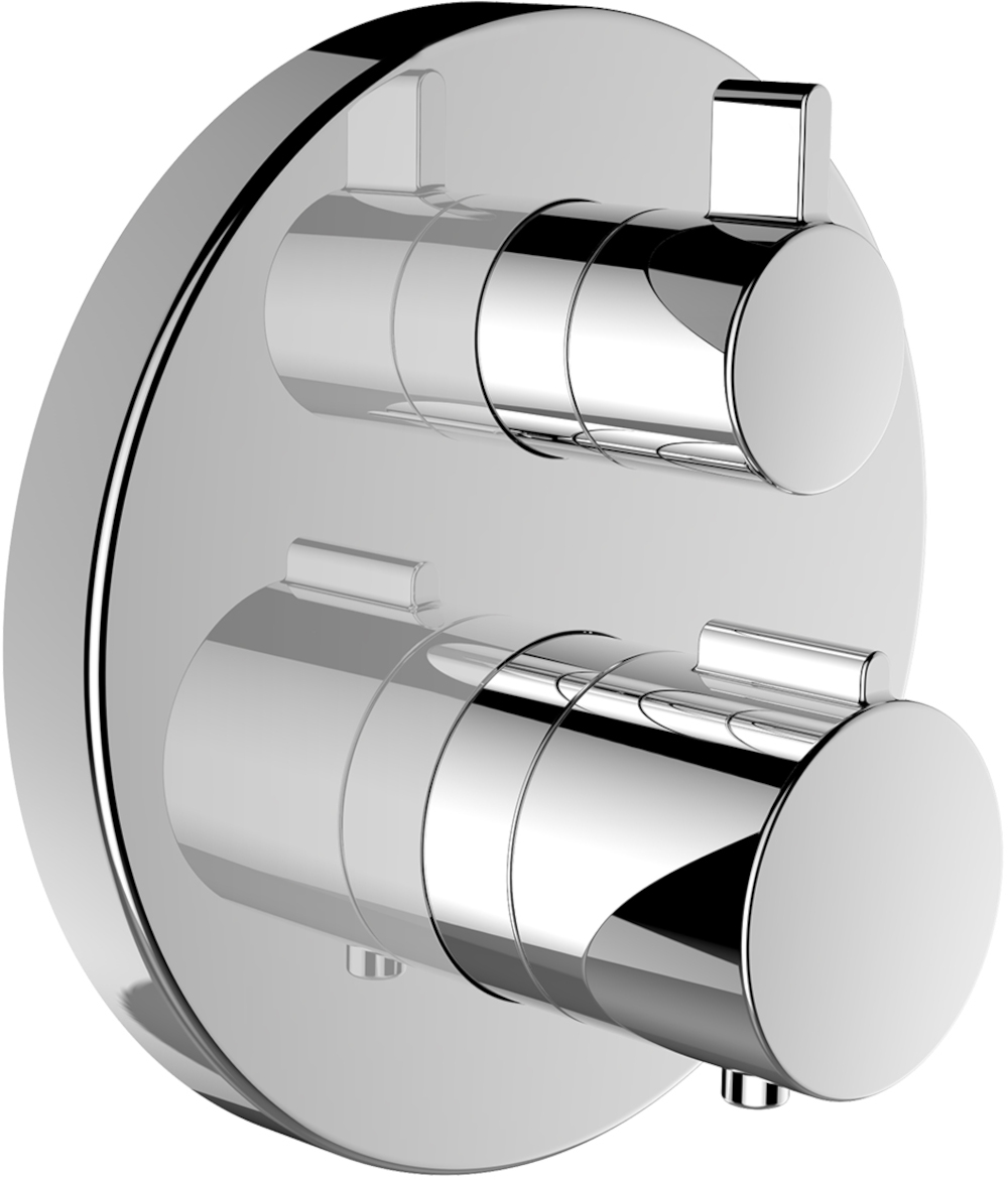 Laufen City Therm rubinetto per doccia da incasso con termostato cromo HF905474100000