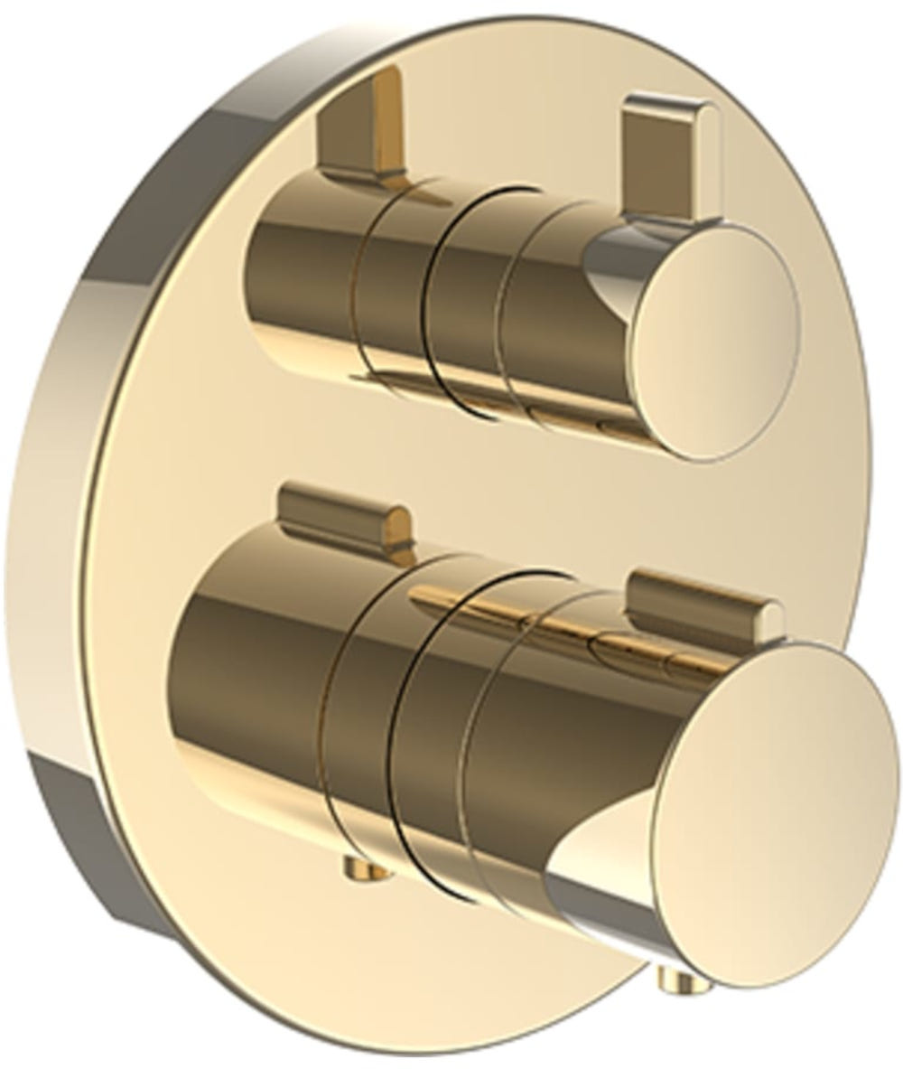 Laufen City Therm rubinetto per vasca e doccia da incasso con termostato oro HF905475463000