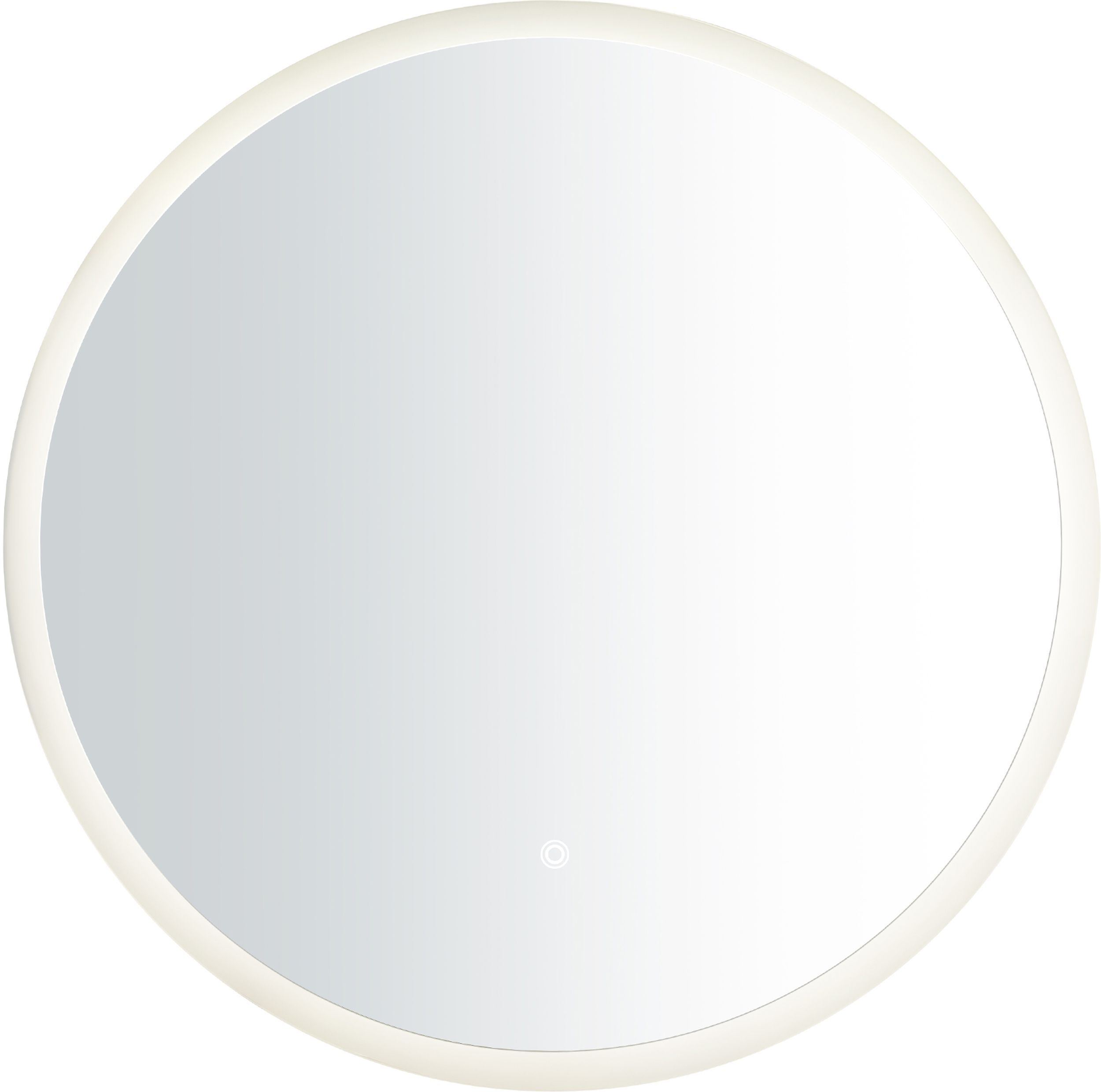 Nordlux Dovina specchio 60x60 cm rotonda con illuminazione bianco 2310251000