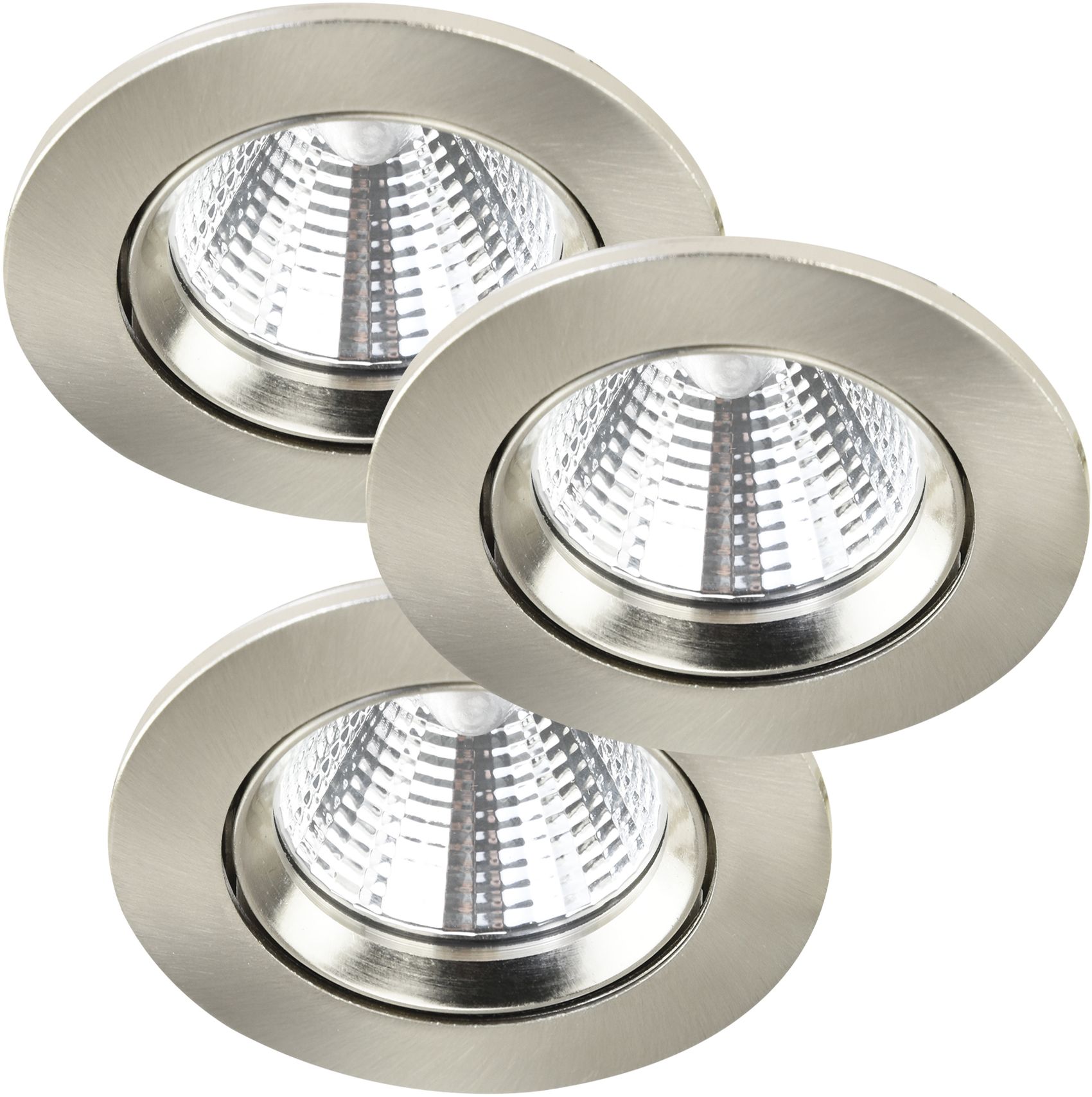 Nordlux Fremont lampada da incasso 3x4.5 W nichel 47580132
