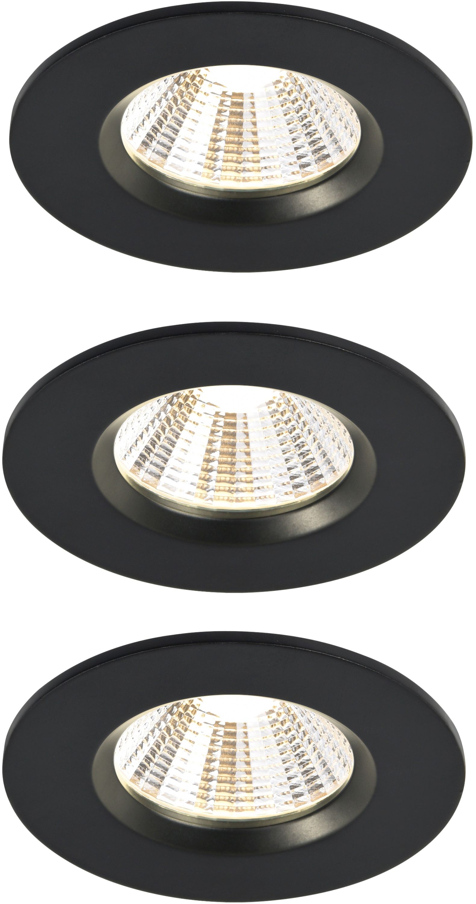 Nordlux Fremont lampada da incasso 3x4.5 W nero 2310036003