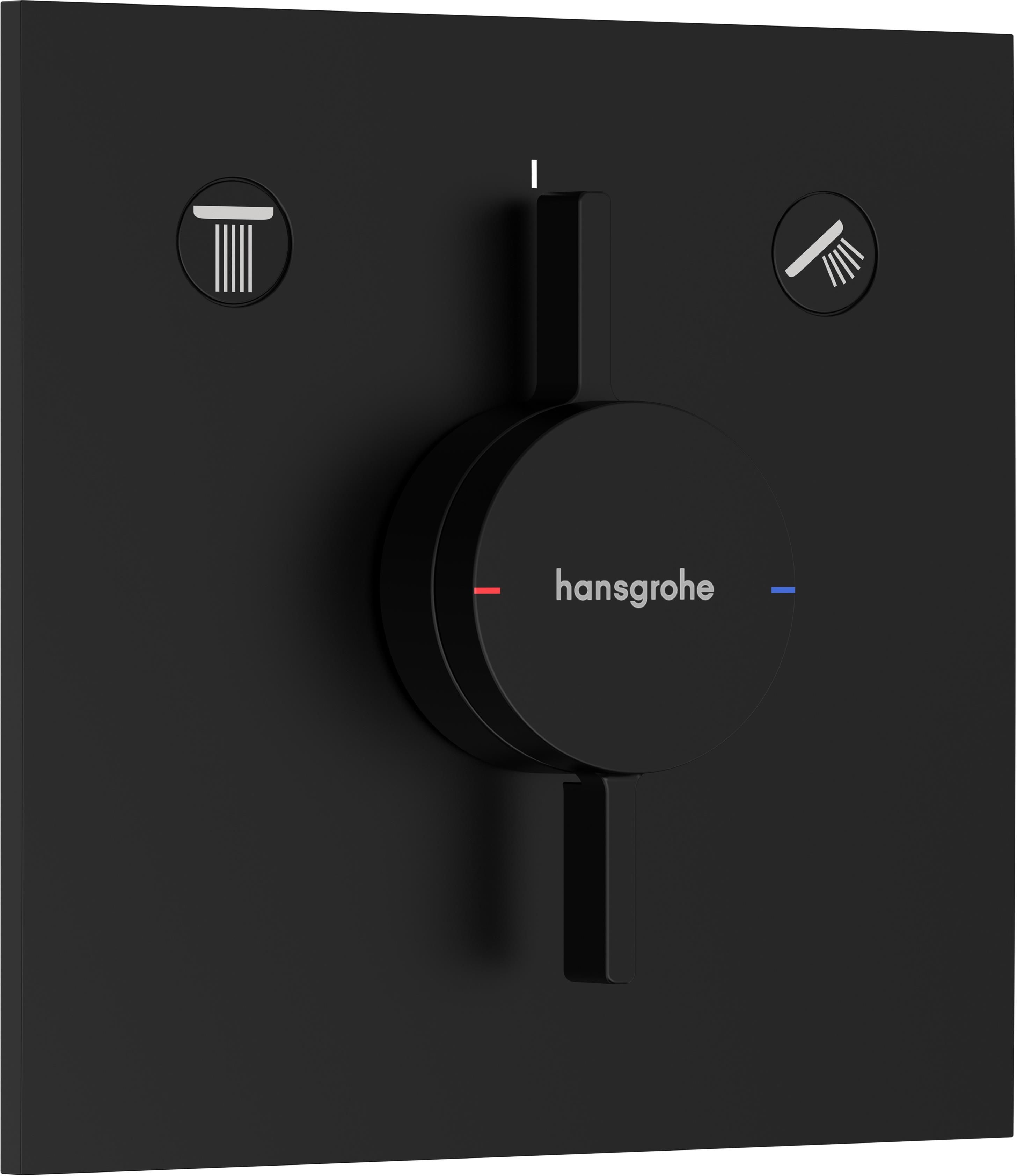 Hansgrohe DuoTurn E rubinetto per vasca e doccia da incasso nero 75417670