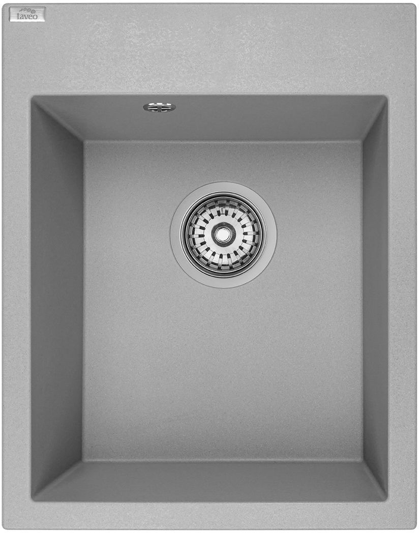 Laveo Monchichi lavello in granito 50x39 cm grigio/grafite/inox SBO510Y