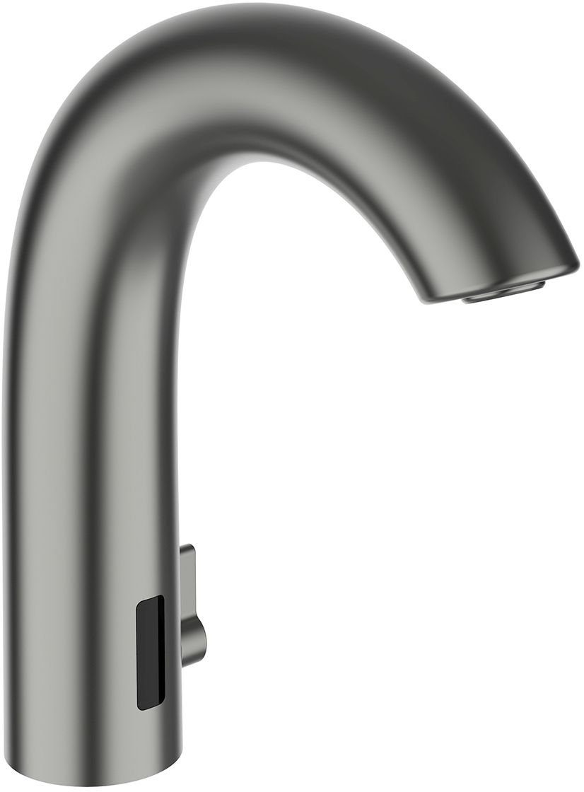 Laufen Curvetronic rubinetto per lavabo verticale elettronico acciaio HF707153423000