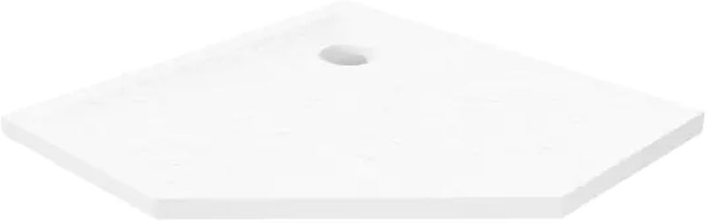 New Trendy Mild Stone piatto doccia pentagonale 90x90 cm bianco B-0540
