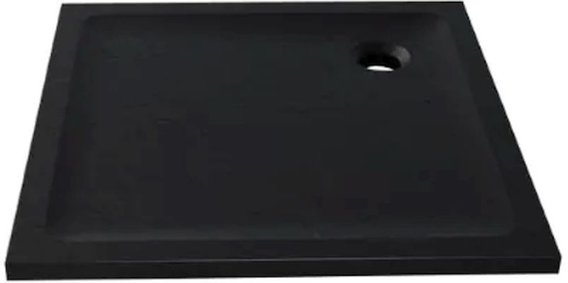New Trendy Mild Stone piatto doccia quadrato 90x90 cm nero B-0584