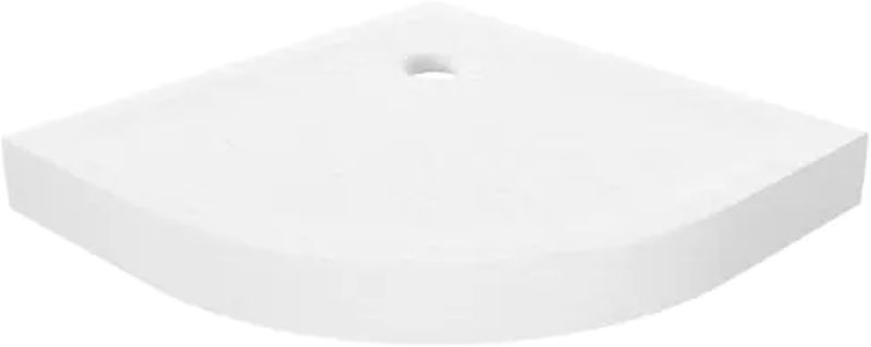 New Trendy Mild Stone piatto doccia semicircolare 90x90 cm bianco B-0517