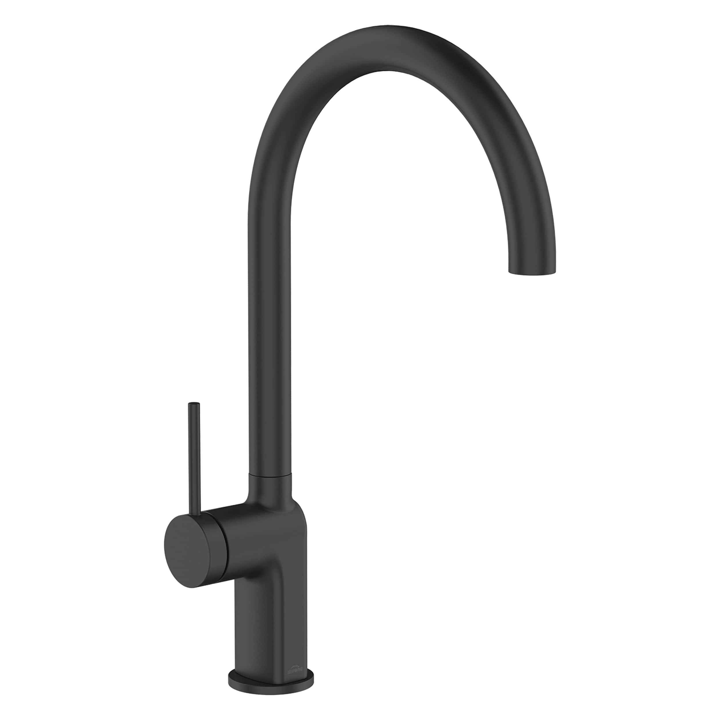Invena Kalitea rubinetto da cucina verticale nero BZ72004
