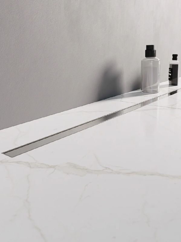 New Trendy Visio Slim canalina lineare 80 cm cromo OL-0068