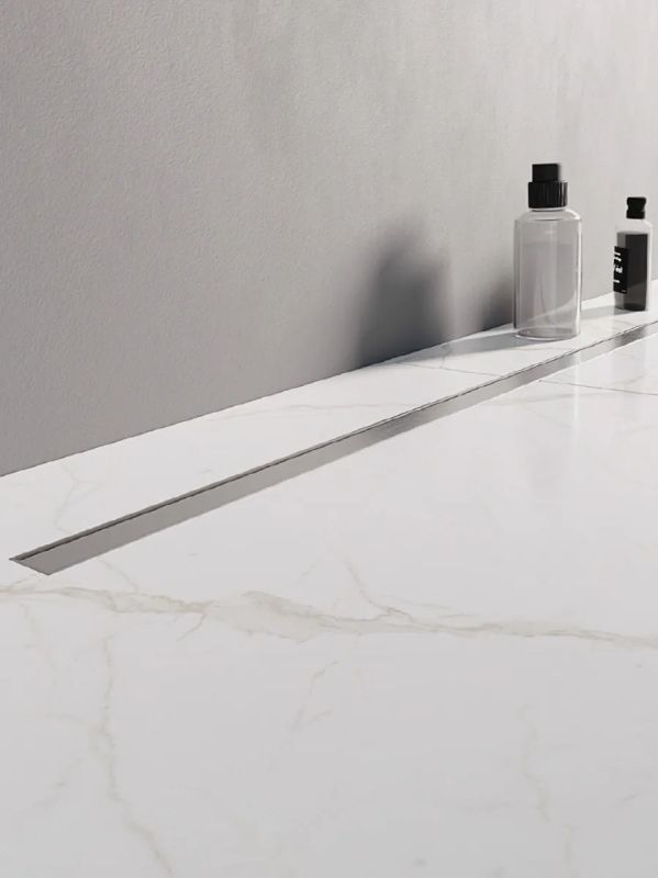 New Trendy Visio Slim canalina lineare 80 cm cromo OL-0088