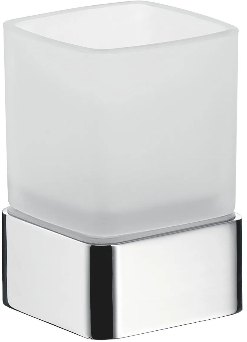 Emco Loft bicchiere per lavarsi i denti bianco-cromo 052000101