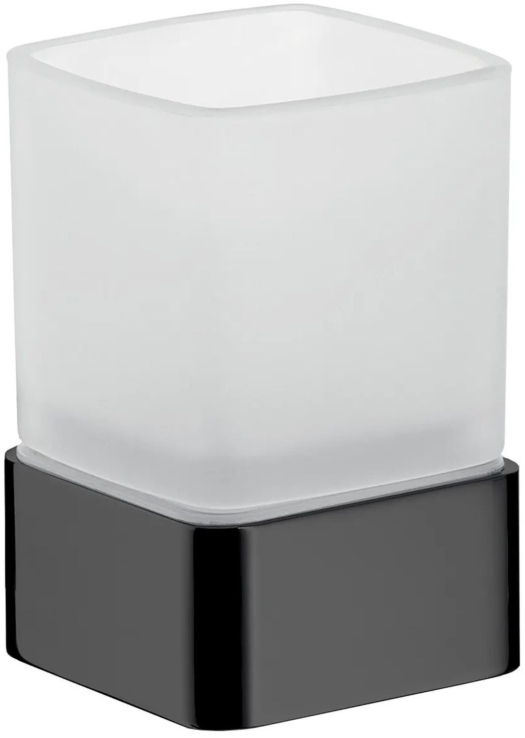 Emco Loft bicchiere per lavarsi i denti bianco-nero 052013301