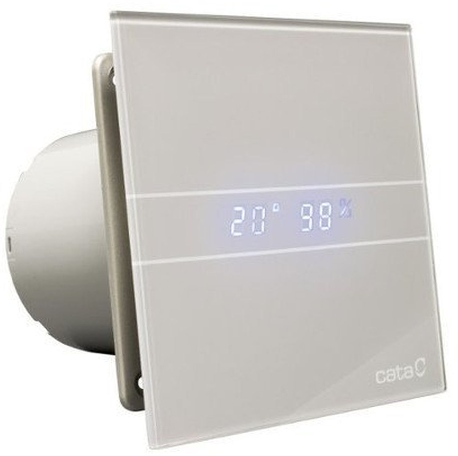Cata E-100 ventilatore con pannello decorativo argento 00900600
