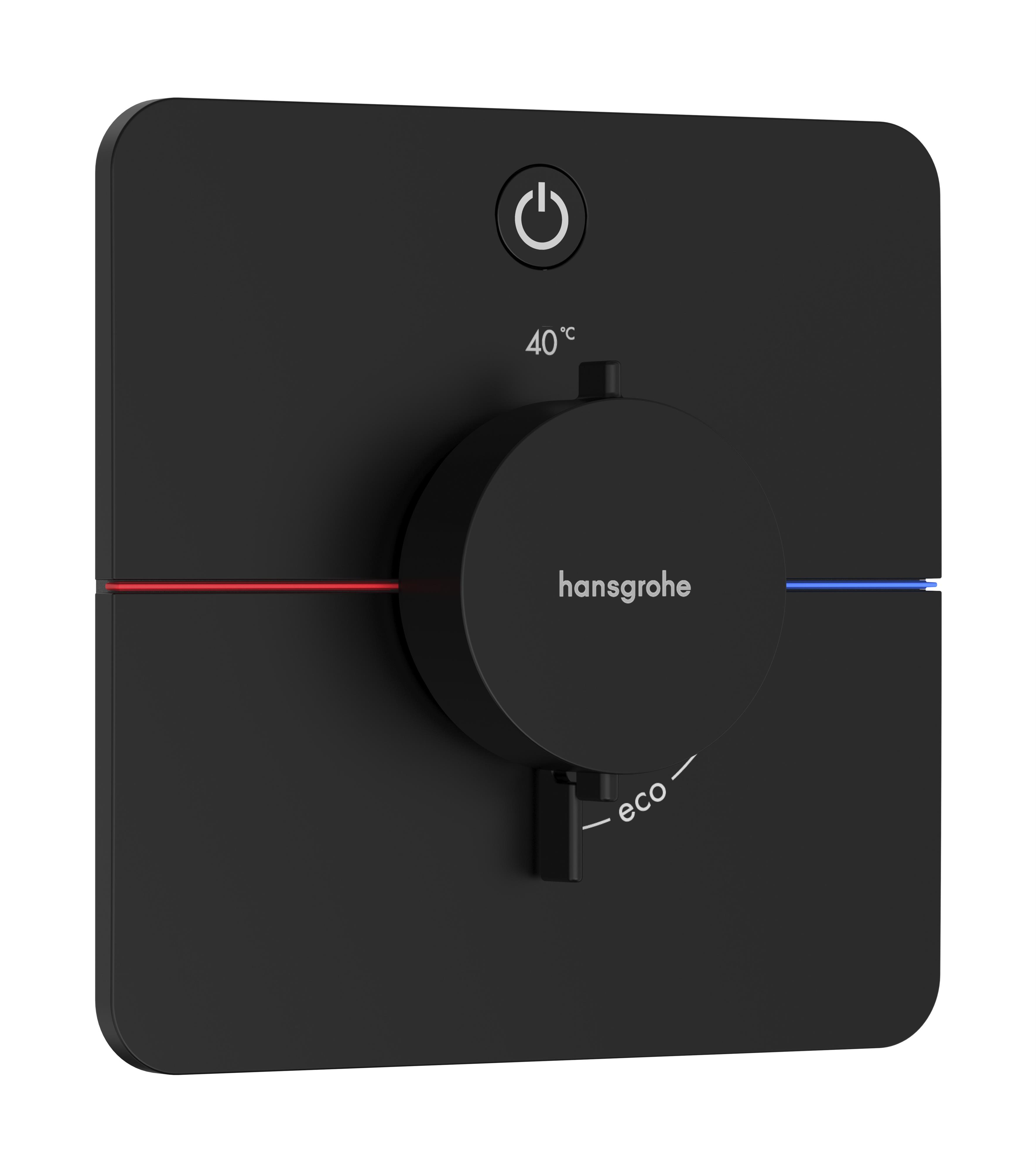 Hansgrohe ShowerSelect Comfort Q rubinetto per doccia da incasso con termostato nero 15581670