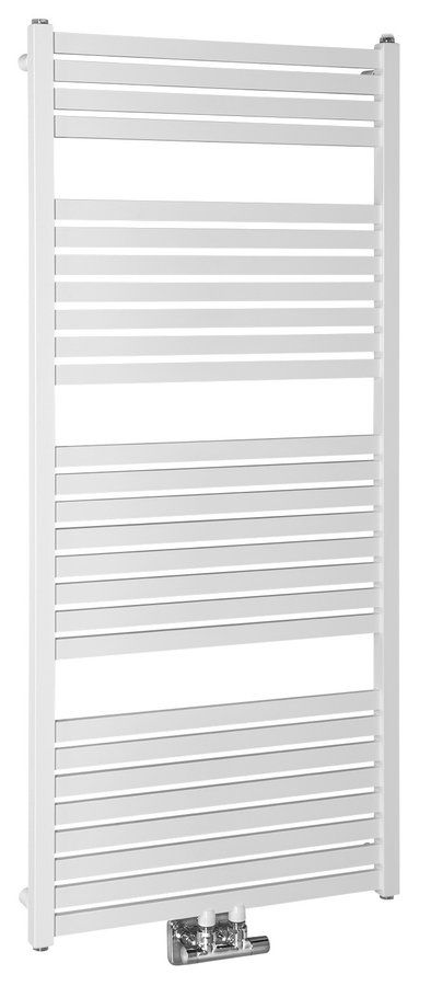 Aqualine Tondi radiatore da bagno decorativo 133x60 cm bianco DT480T