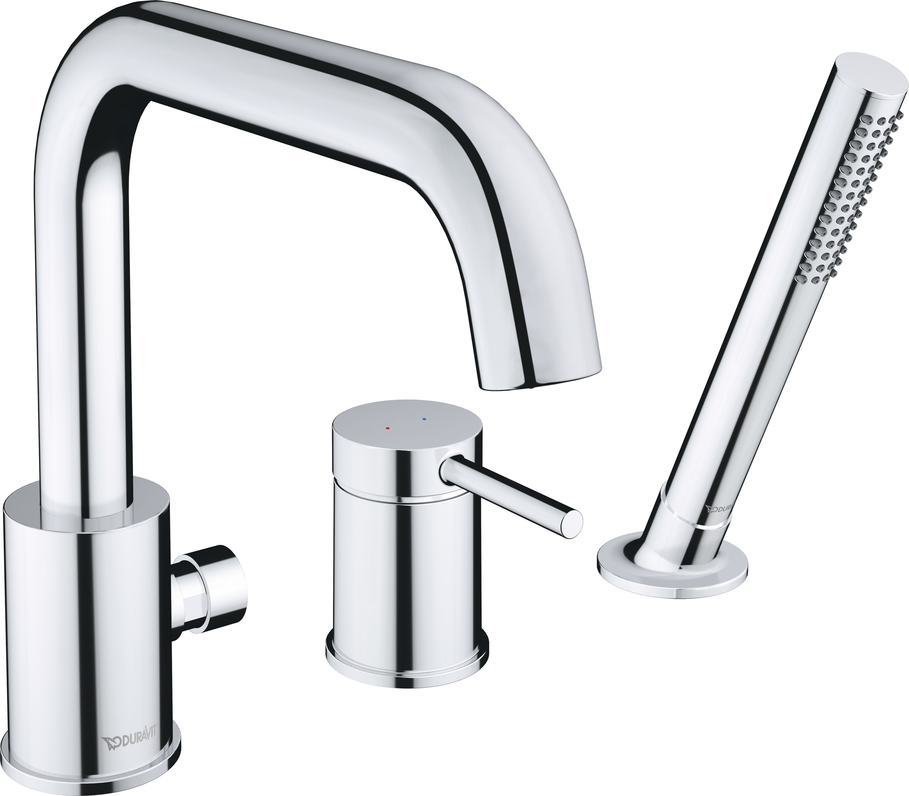 Duravit Circle rubinetto per vasca e doccia bordo vasca cromo CE5260000010