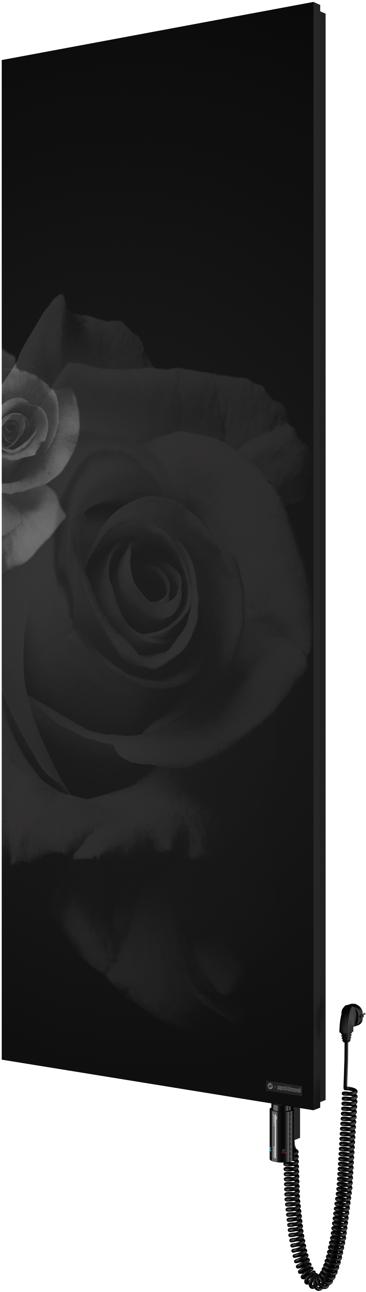 Instal Projekt Inventio Electro radiatore elettrico 180.6x65.6 cm bianco-nero INVE-70/180E31FS21+GH-12C2