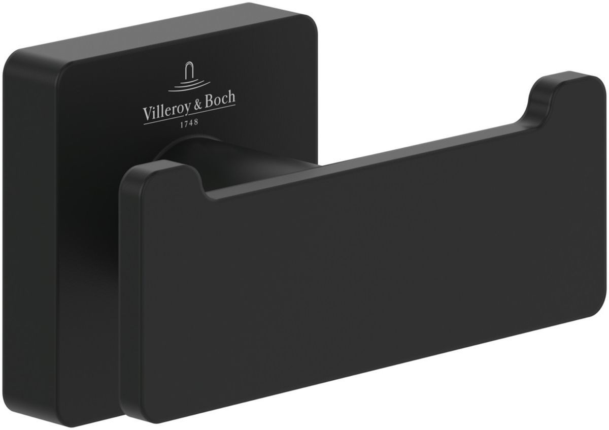 Villeroy & Boch Elements portasciugamani nero TVA152012000K5