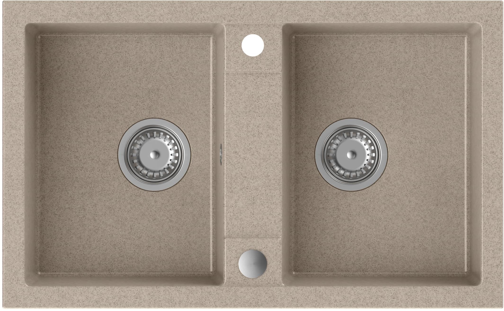 Quadron Denzel lavello graniteq 78x48 cm beige HDQ27848BEZK