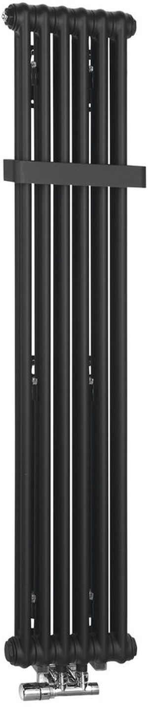 Sapho Fede radiatore da bagno decorativo 150x30.6 cm nero IR191