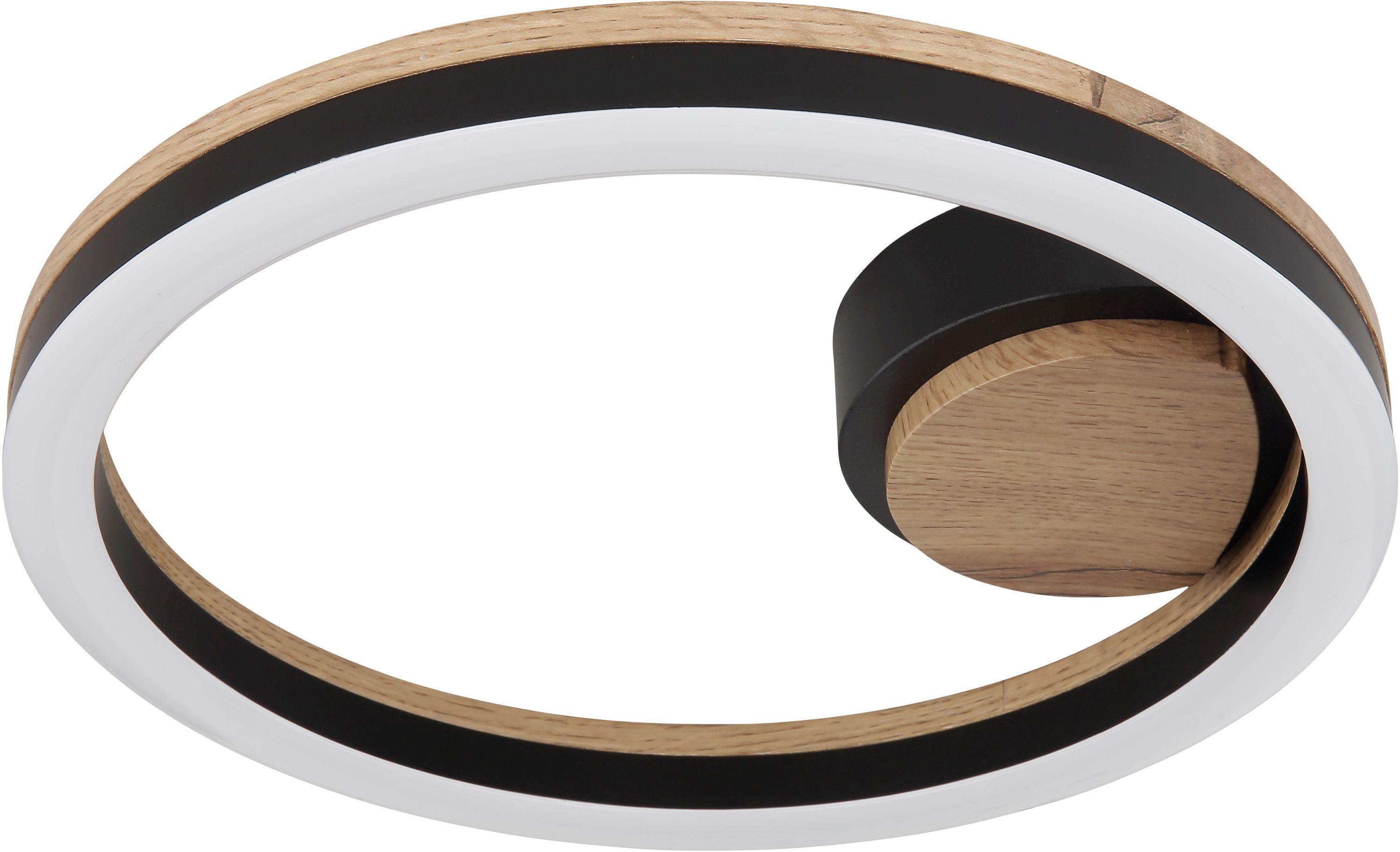 Globo Lighting Beatrix lampada da soffitto 1x12 W nero-legno 67298D