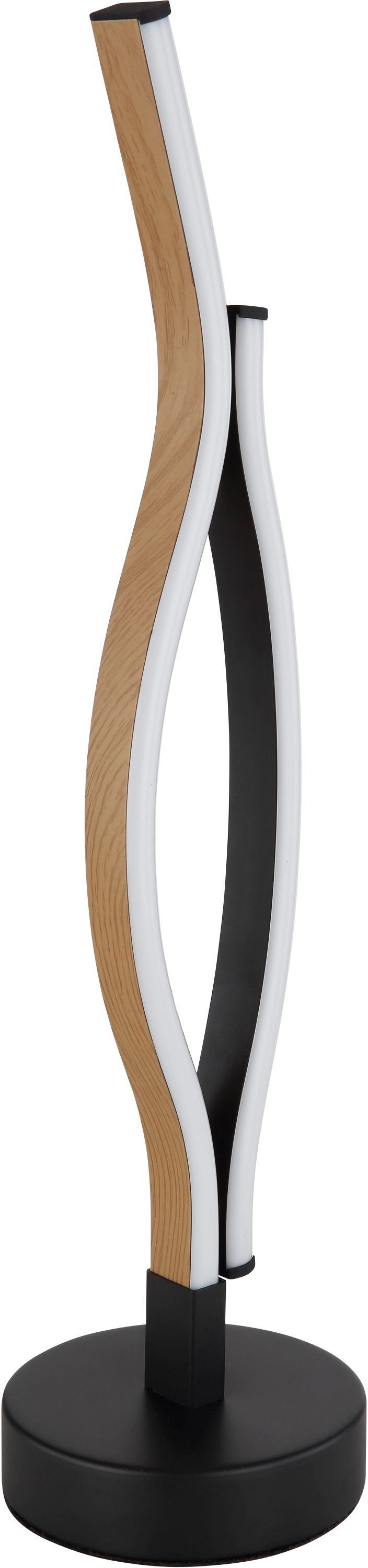 Globo Lighting Geronimo lampada da tavolo 2x12 W nero-legno 67206TW