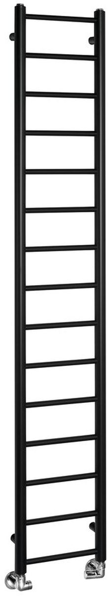 Sapho Dina radiatore da bagno a scaletta 174x30 cm nero IR376B