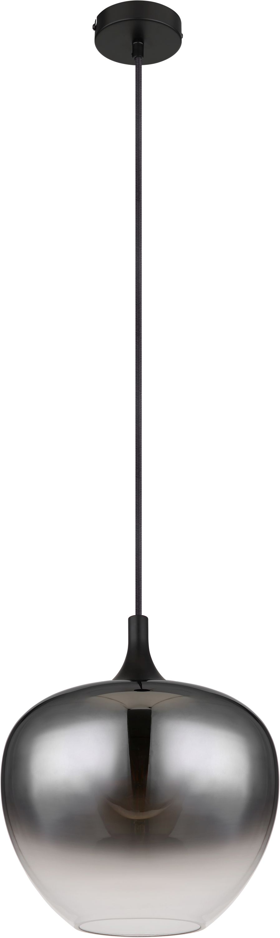 Globo Lighting Maxy lampada sospesa 1x40 W nero-fumé 15548H1