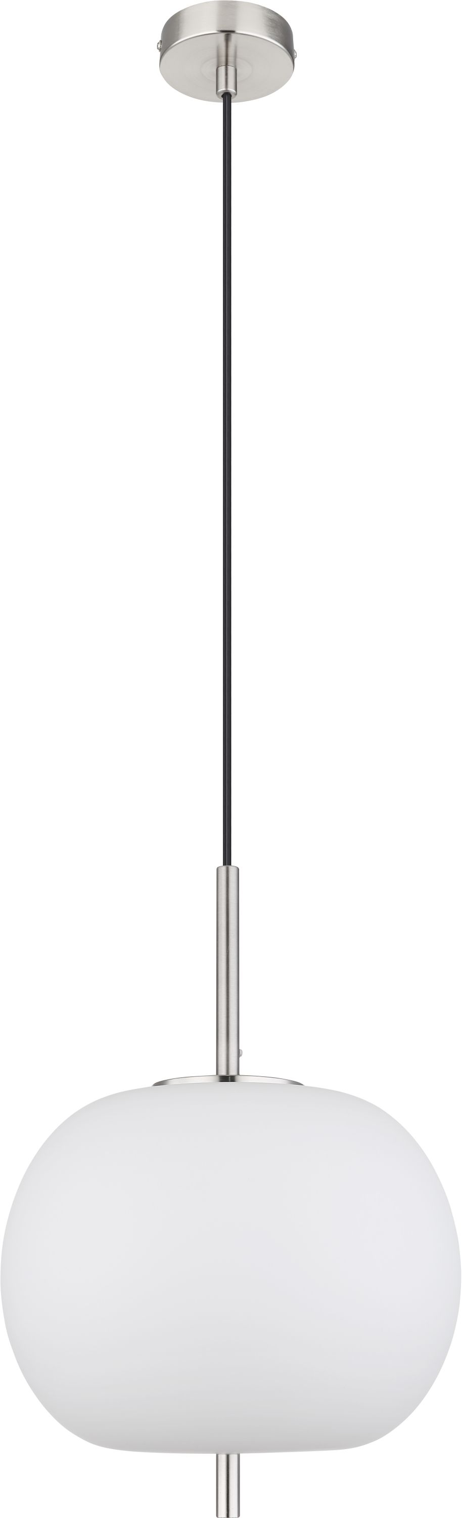 Globo Lighting Blacky I lampada sospesa 1x60 W bianco-nichel 15345H1NO