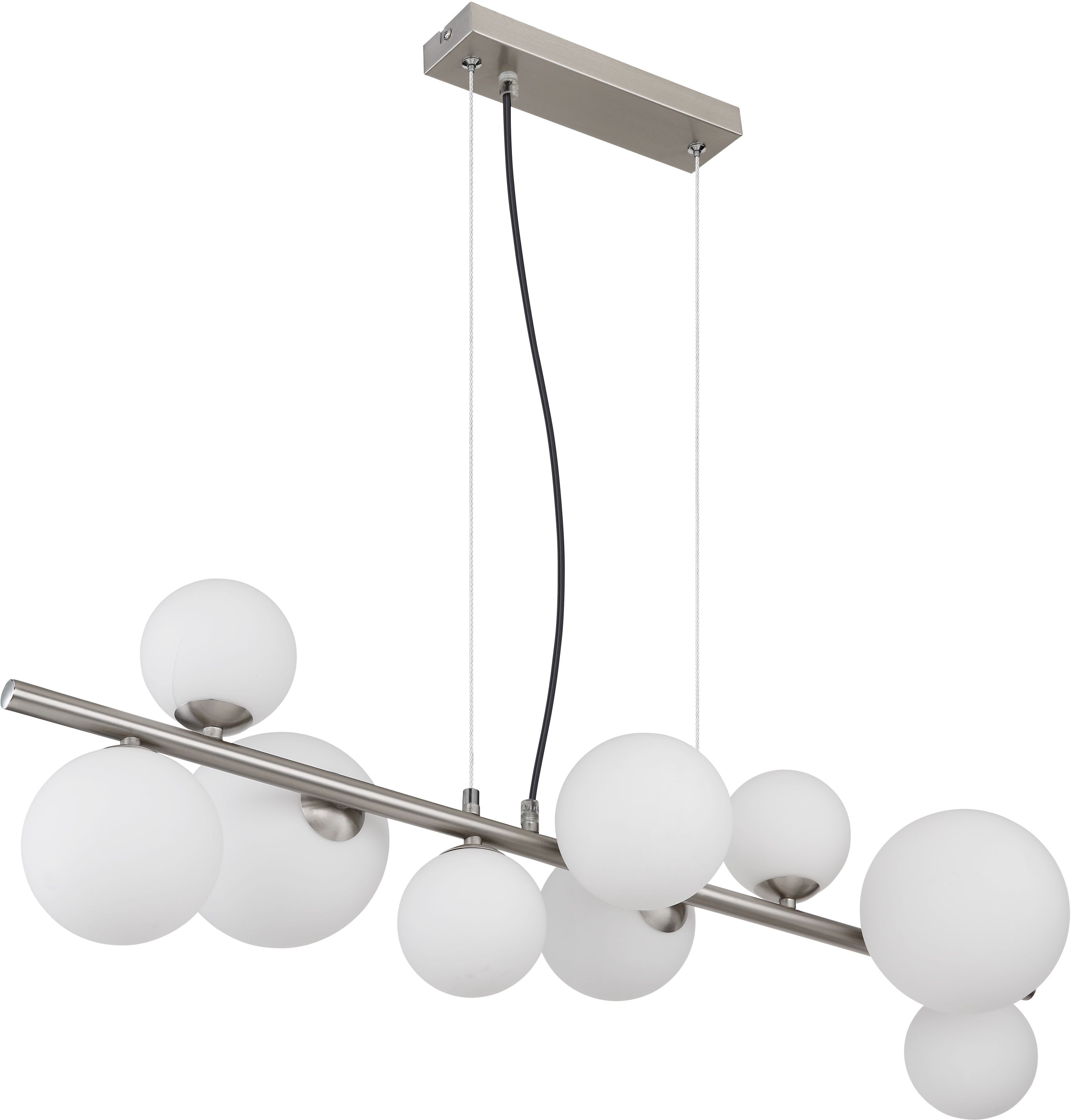 Globo Lighting Riha lampada sospesa x3.5 W bianco-nichel 56140-9H
