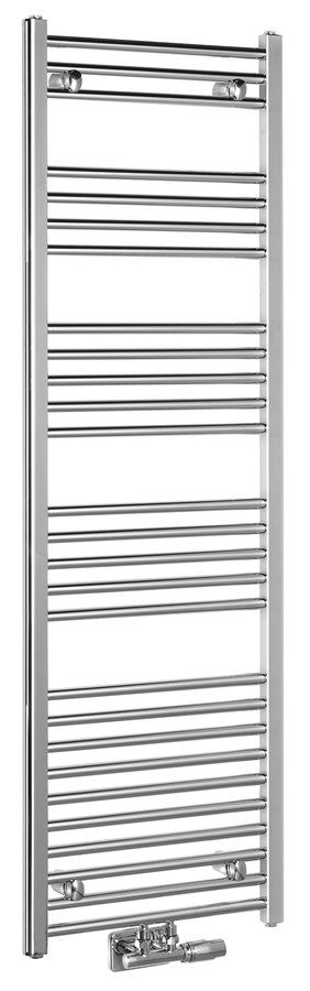 Aqualine Alya radiatore da bagno a scaletta 160x50 cm cromo LLS304