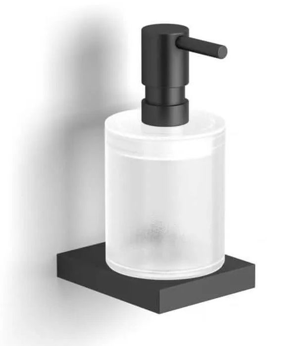 Stella Kobe dispenser di sapone liquido 250 ml nero-vetro 10.423-B